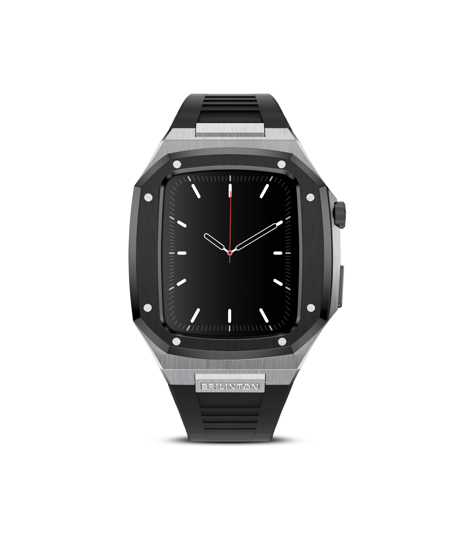Brilinton Luxury Apple Watch Case | Active Meteorite - Silver