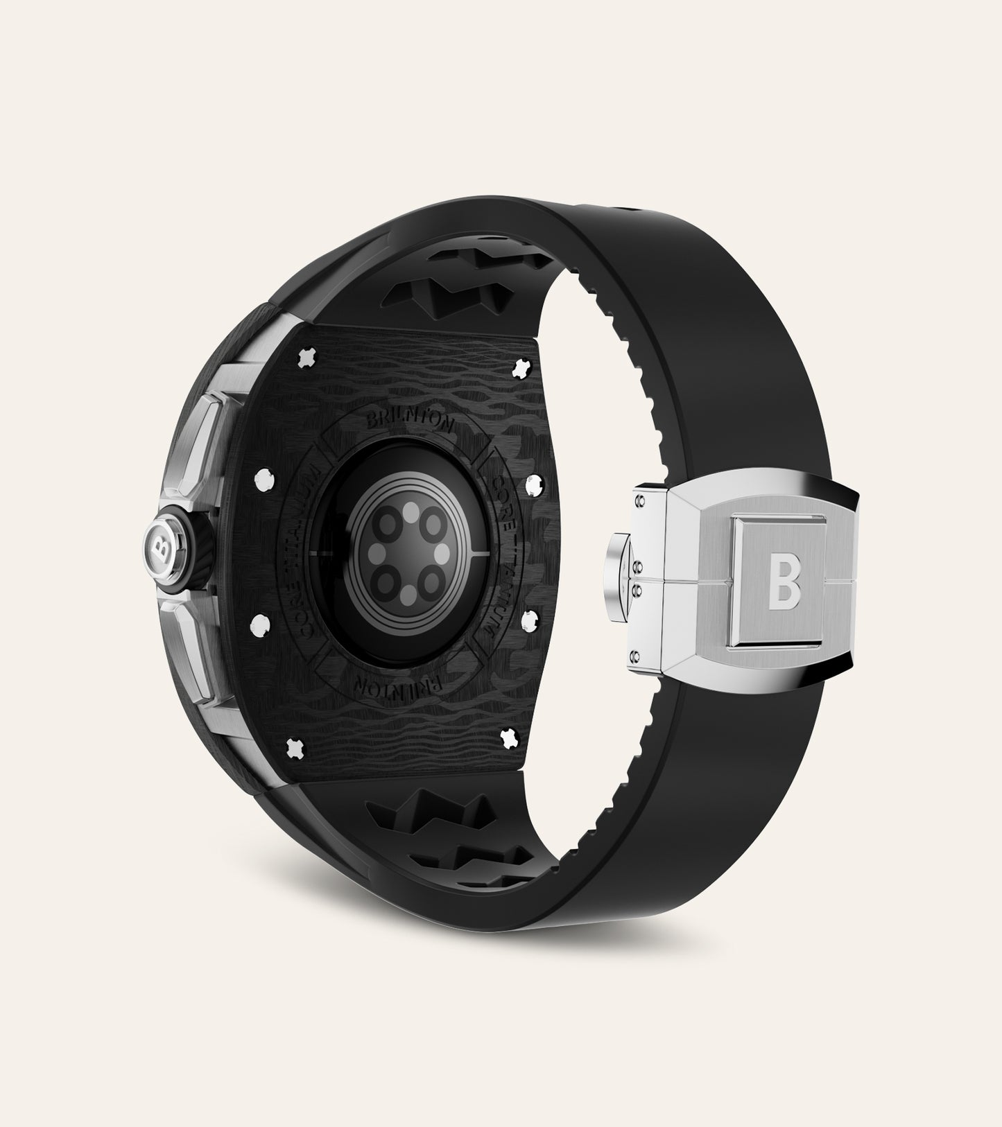 Apple Watch Case | Core Carbon - Chrome Black