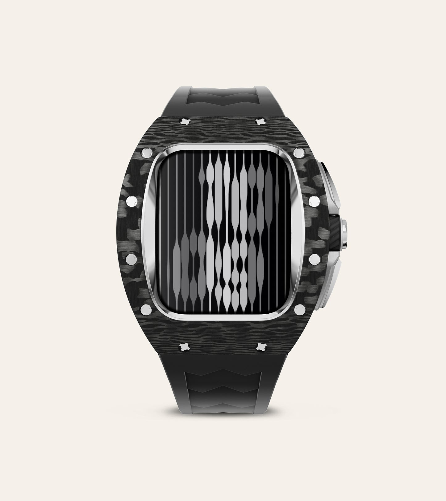 Apple Watch Case | Core Carbon - Chrome Black