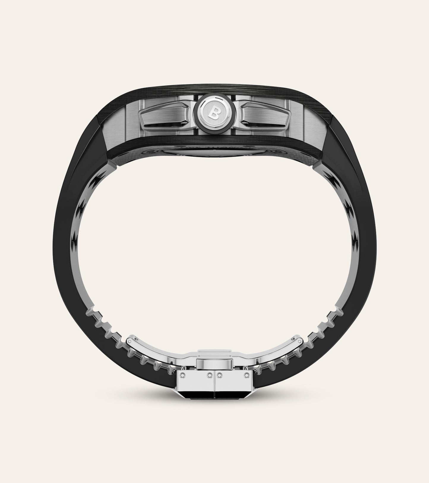 Apple Watch Case | Core Carbon - Chrome Black