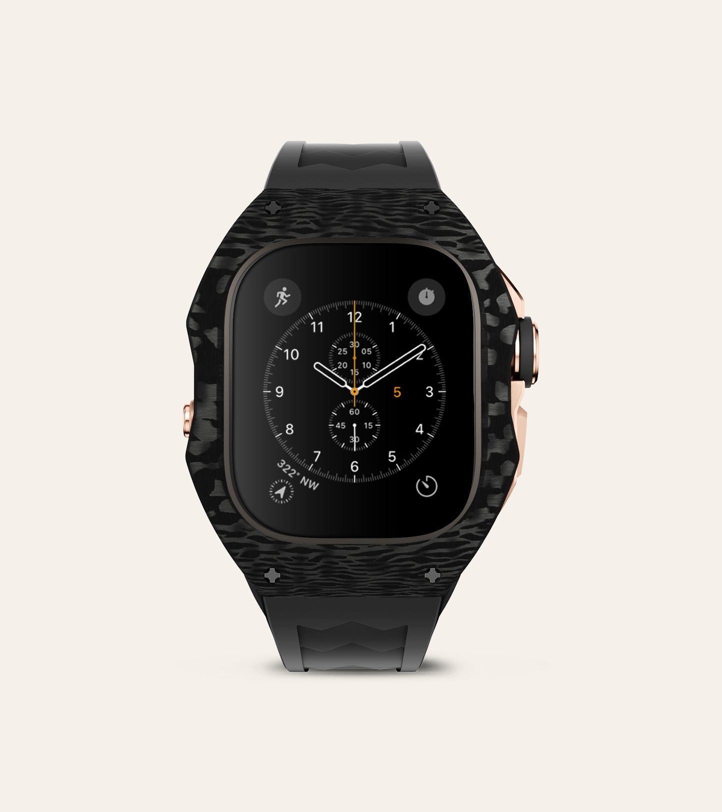 Apple Watch Ultra Case | Titan Carbon - Blush Black
