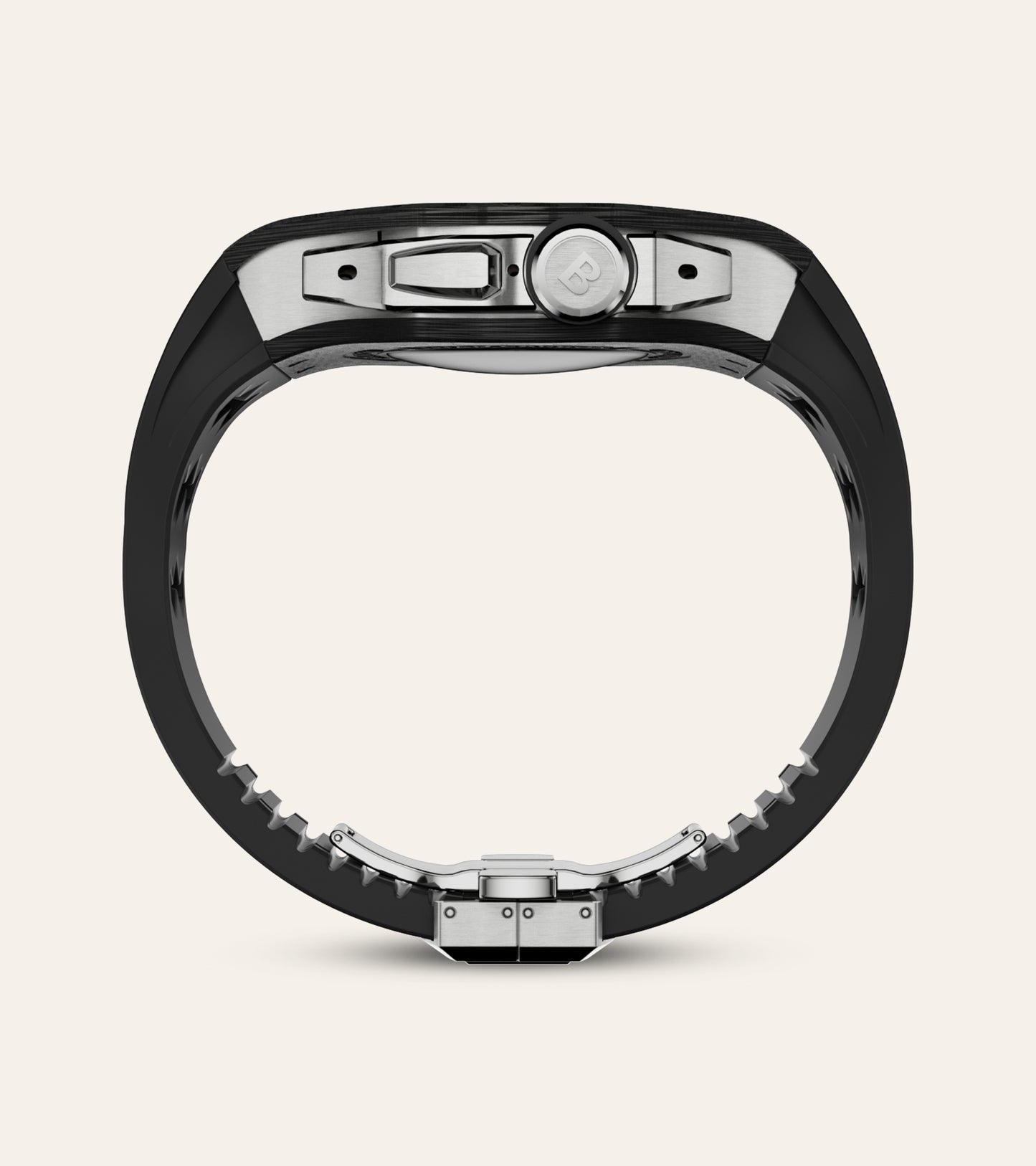 Apple Watch Ultra Case | Titan Carbon - Chrome Black