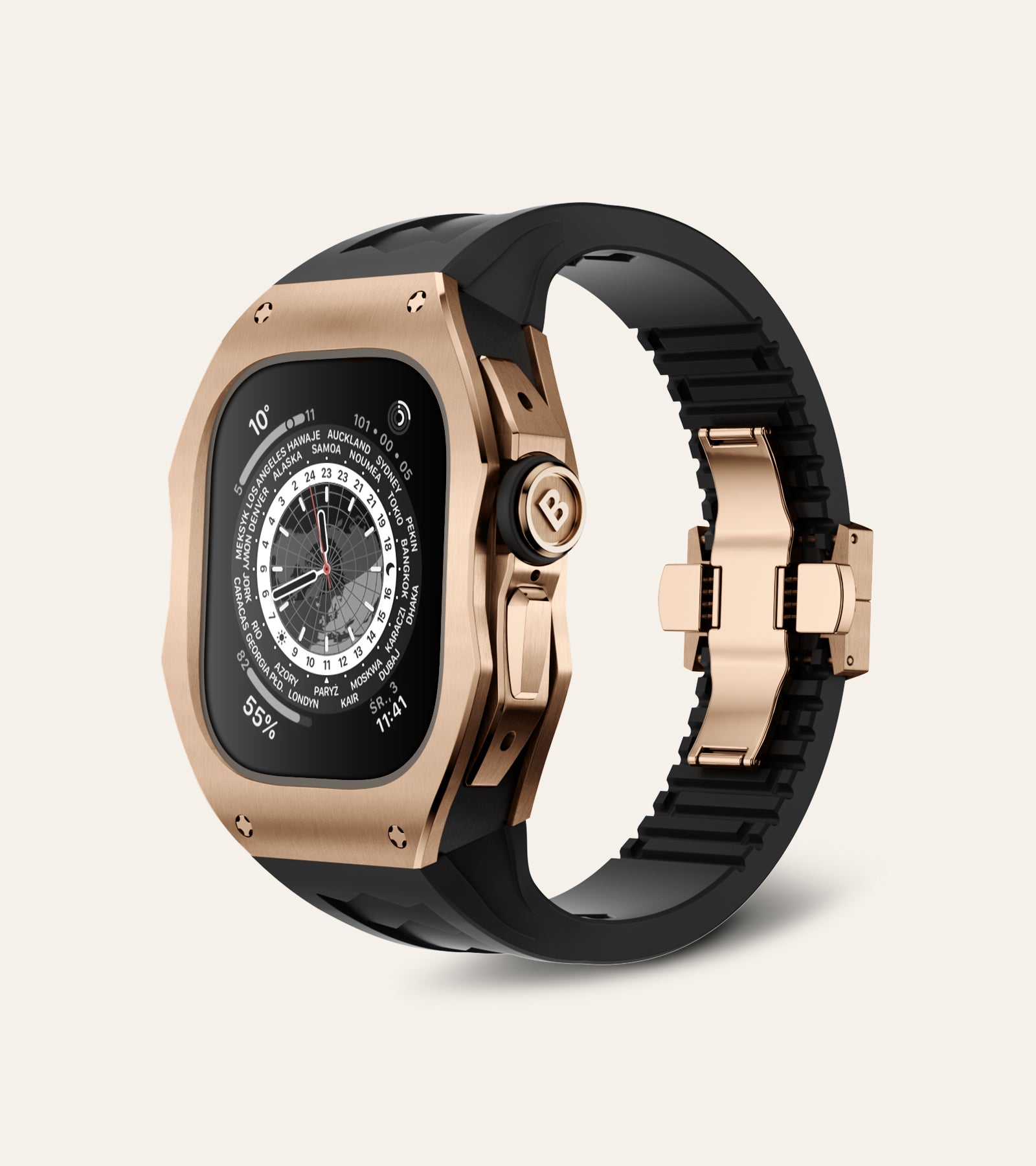 Apple Watch Ultra Case | Titan Titanium - Rose Gold