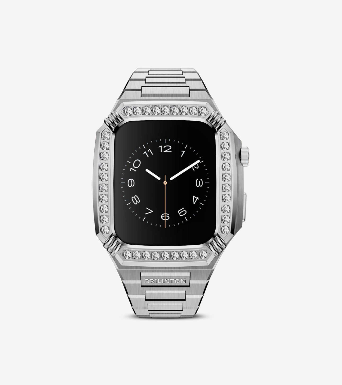 Brilinton - Apple Watch Case - Essential Stones - Silver - Front