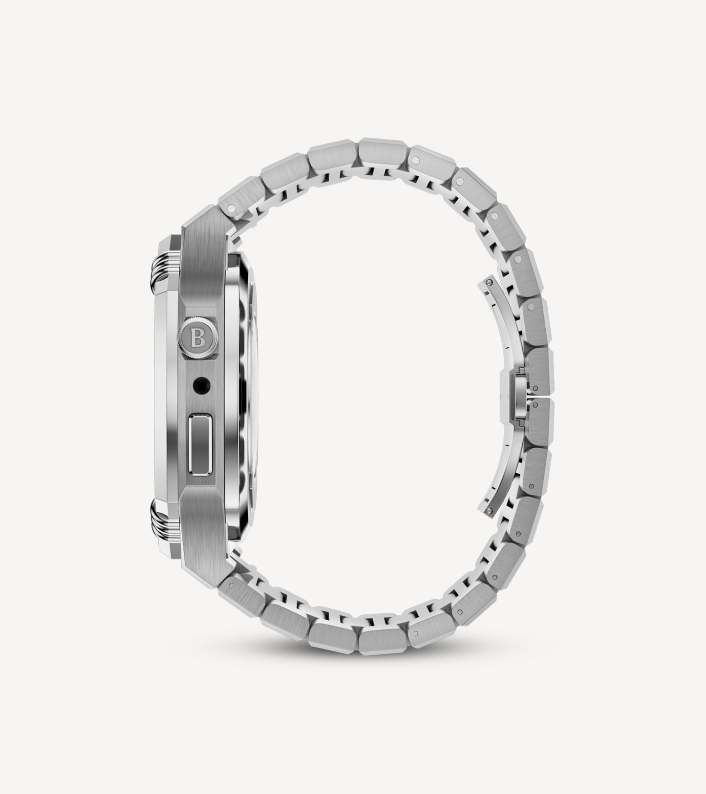 Brilinton - Apple Watch Case - Essential Stones - Silver - Side