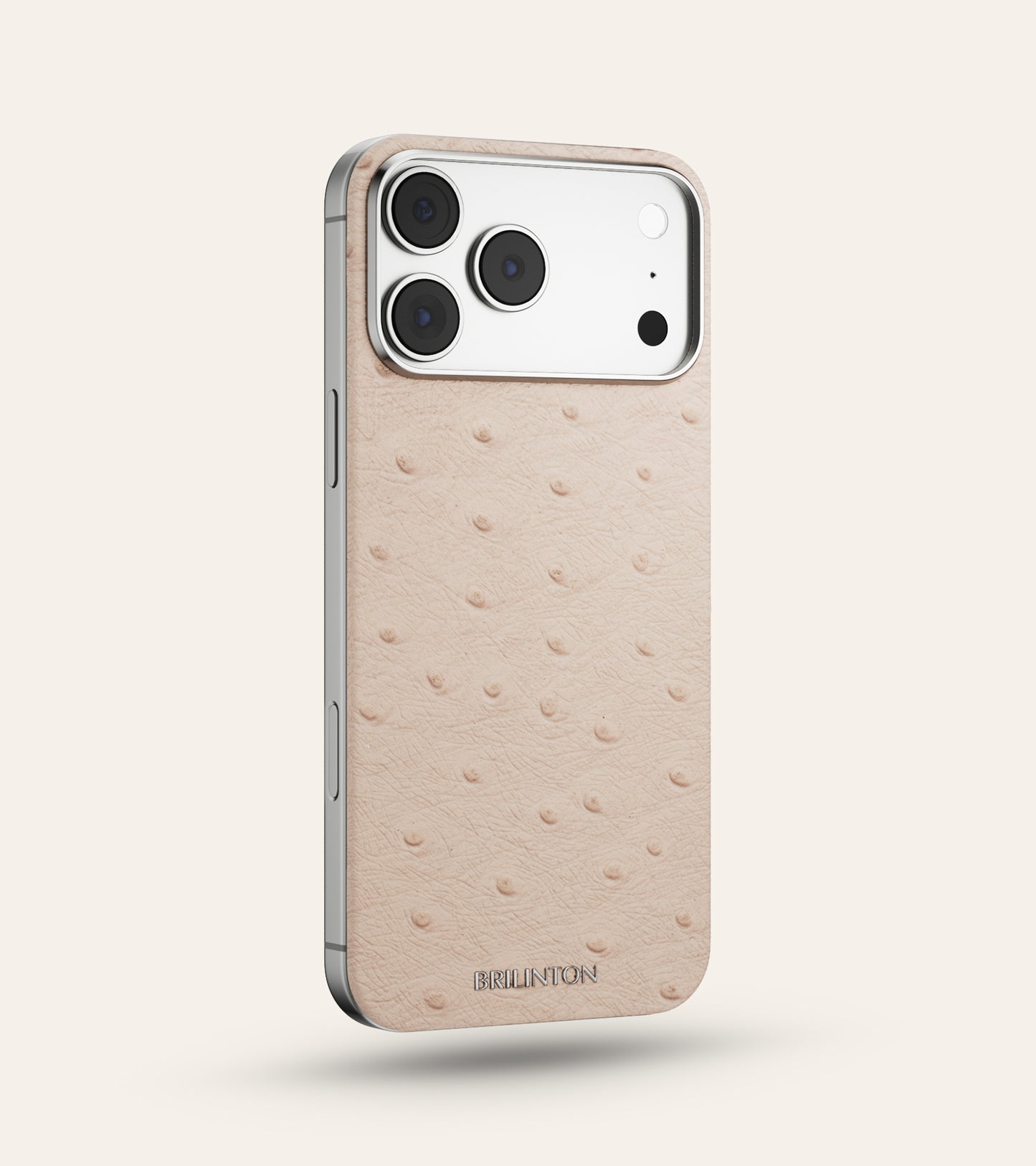 iPhone MagSkin | Ostrich - White Dune