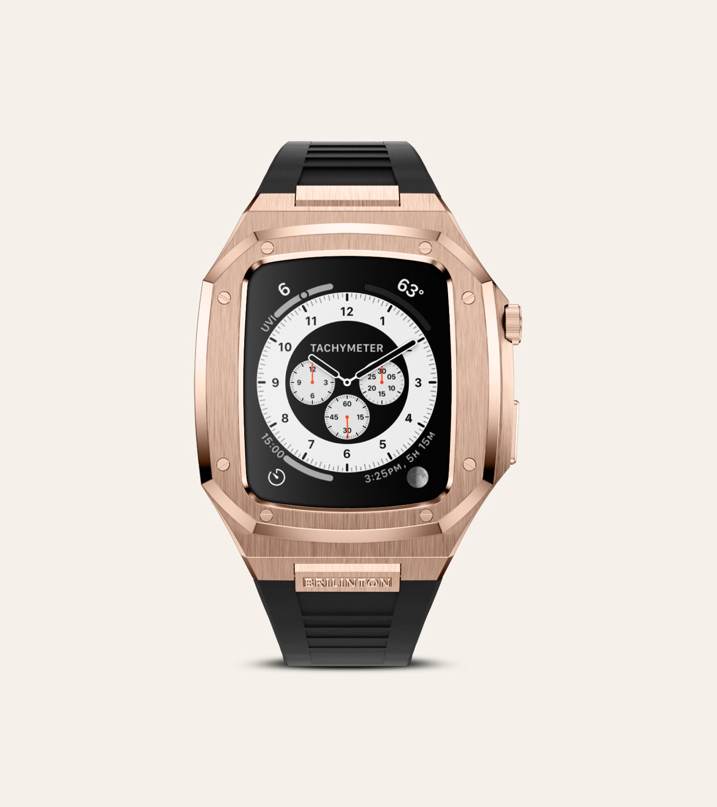 Brilinton Apple Watch Case Active Bold One - Rose Gold - Front