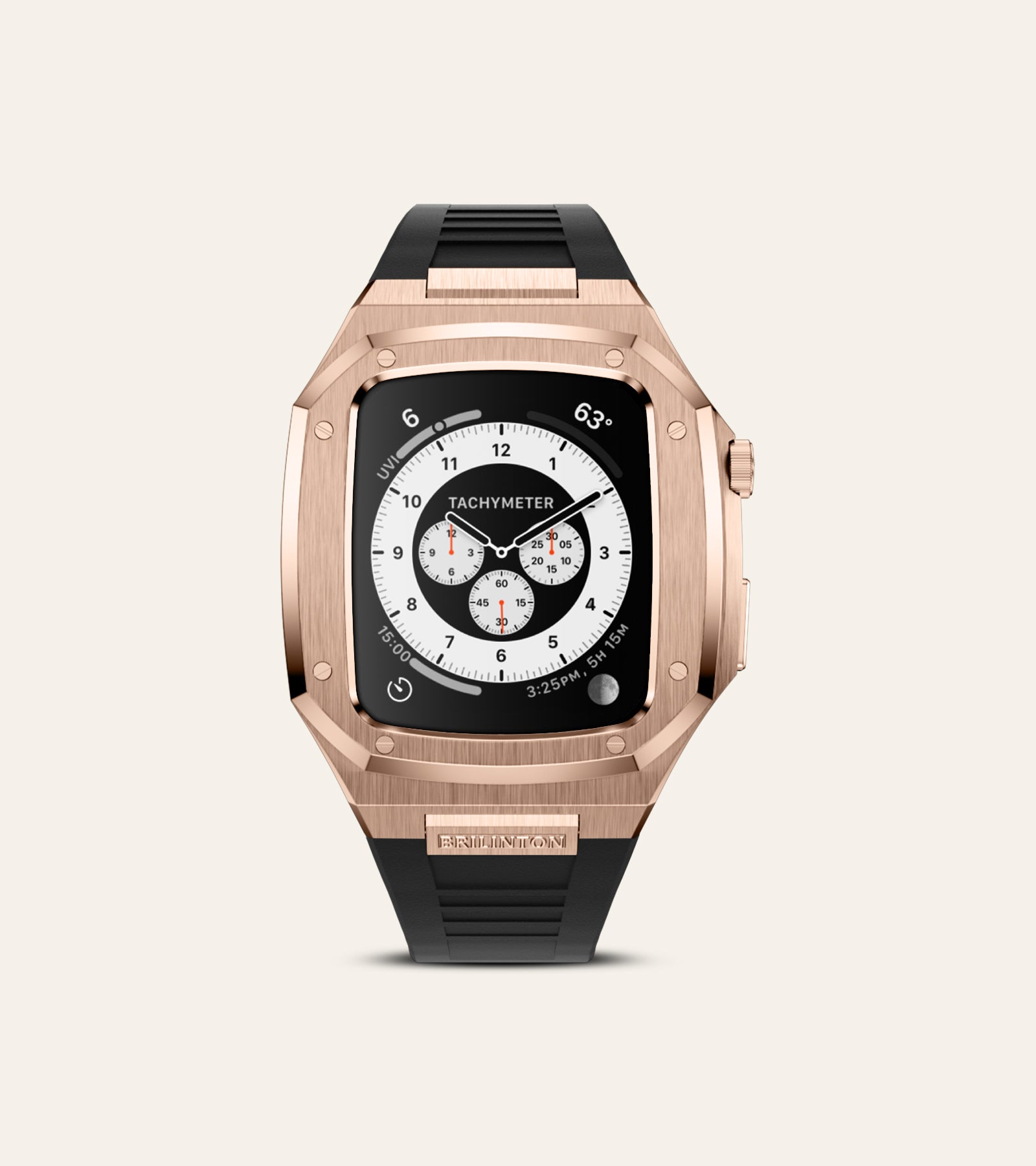 Brilinton Apple Watch Case Active Bold One - Rose Gold - Front