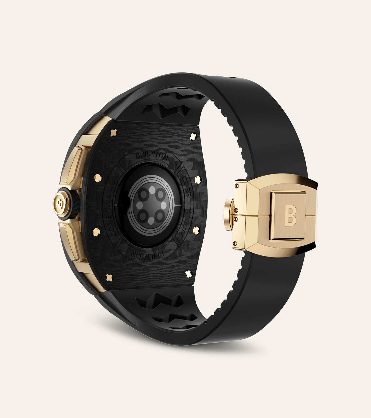 Apple Watch Case | Core Carbon - Gold Black