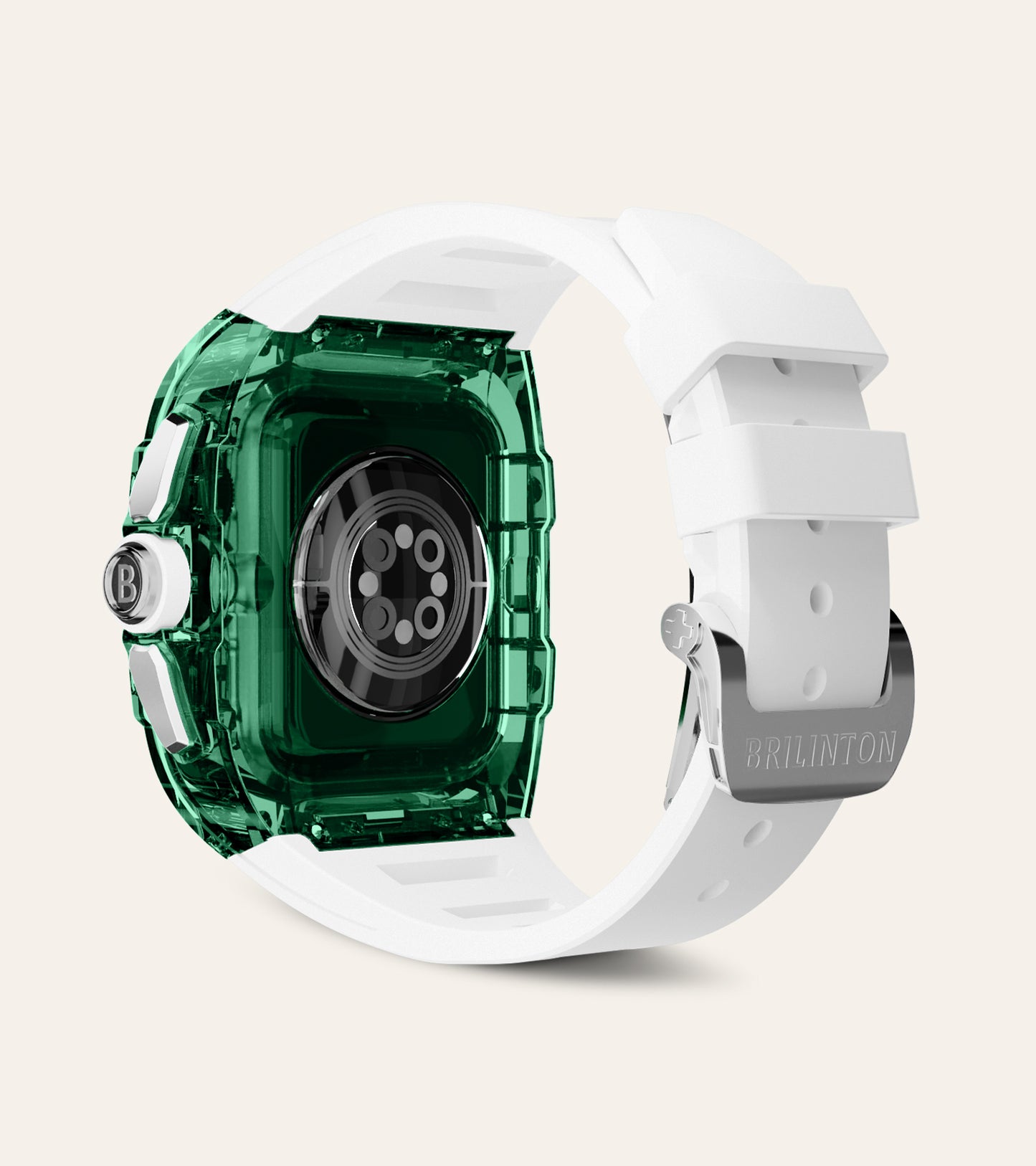 Apple Watch Case | Core Clear - Emerald Snow