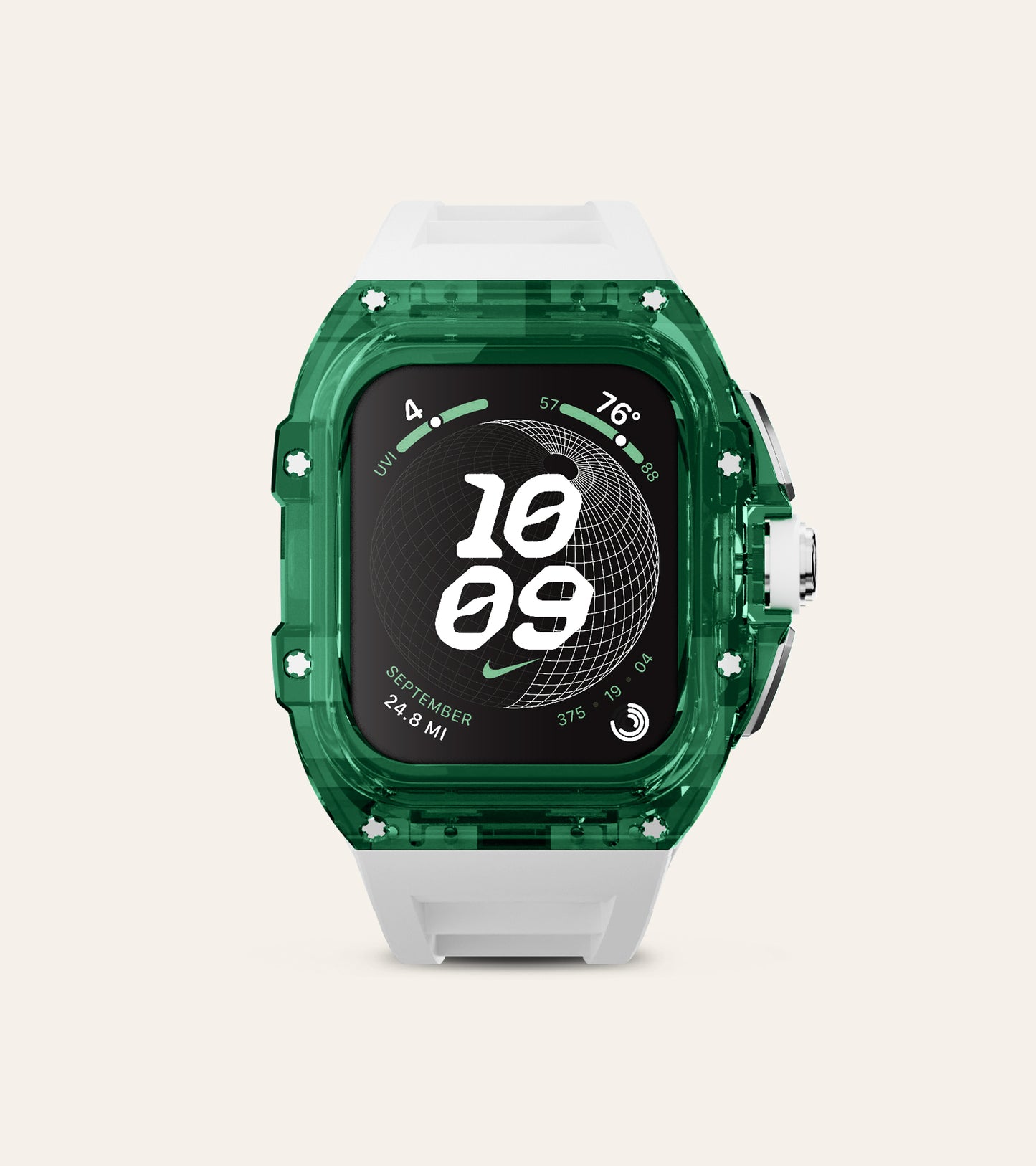 Apple Watch Case | Core Clear - Emerald Snow