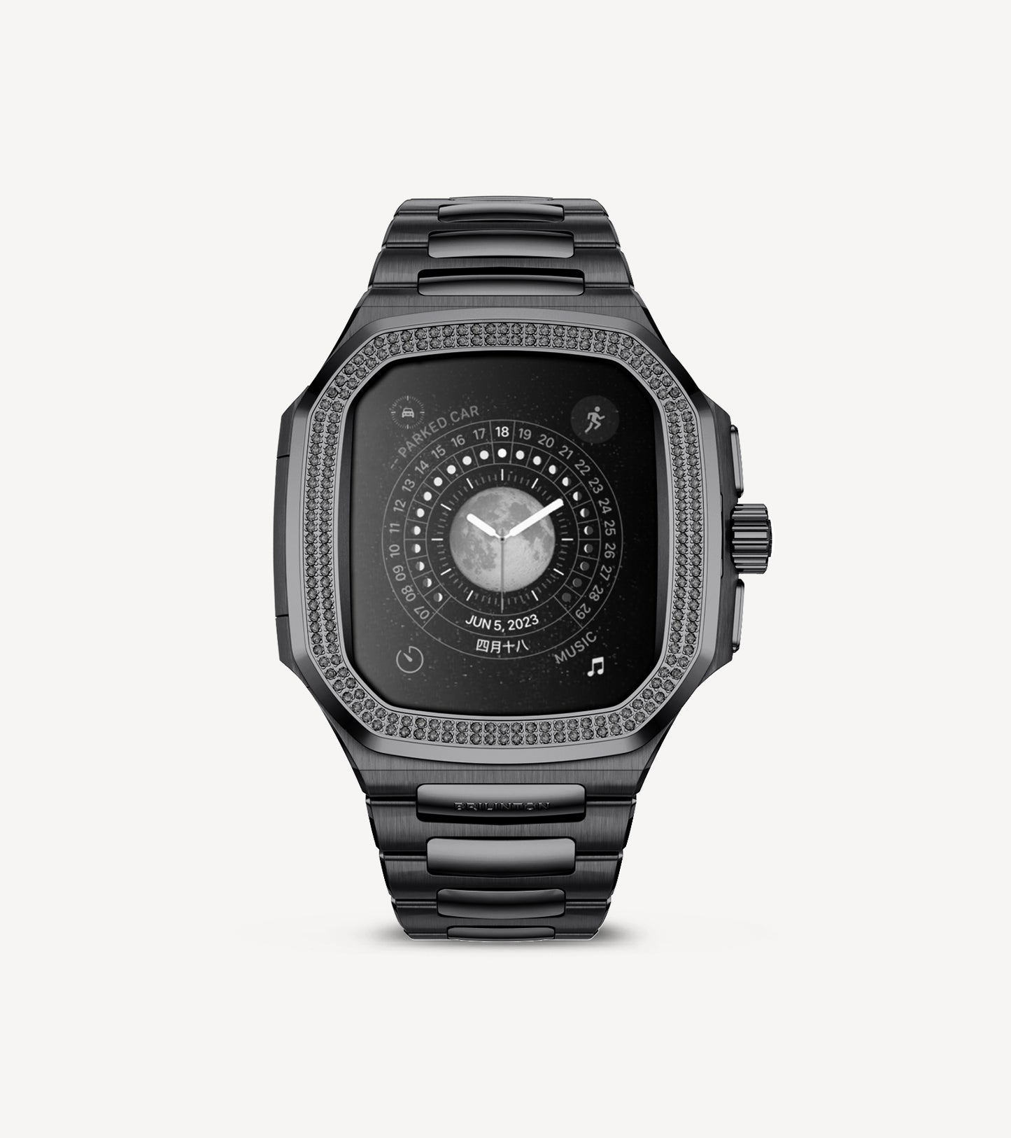 Apple Watch Case | Monarch Crystals - Black