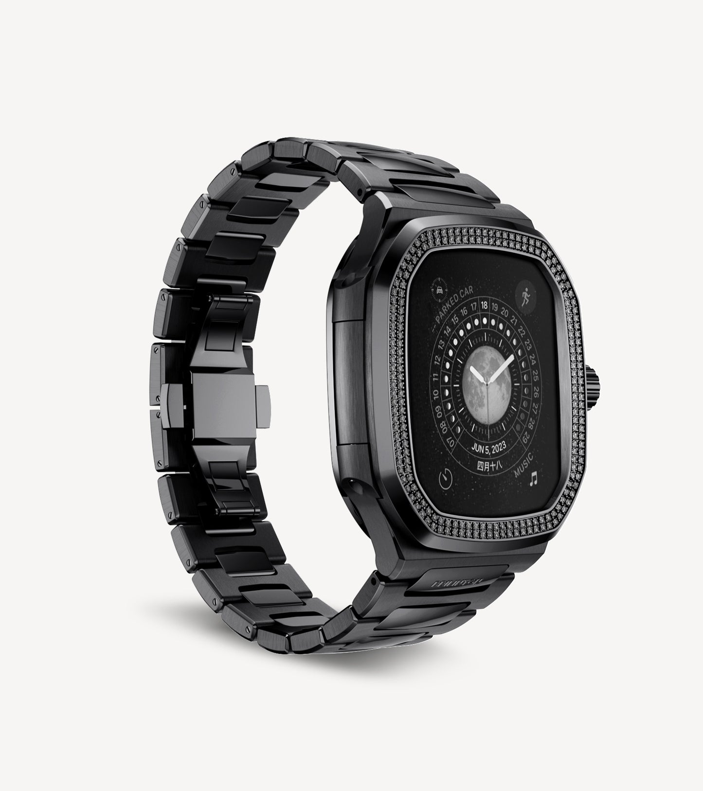 Apple Watch Case | Monarch Crystals - Black
