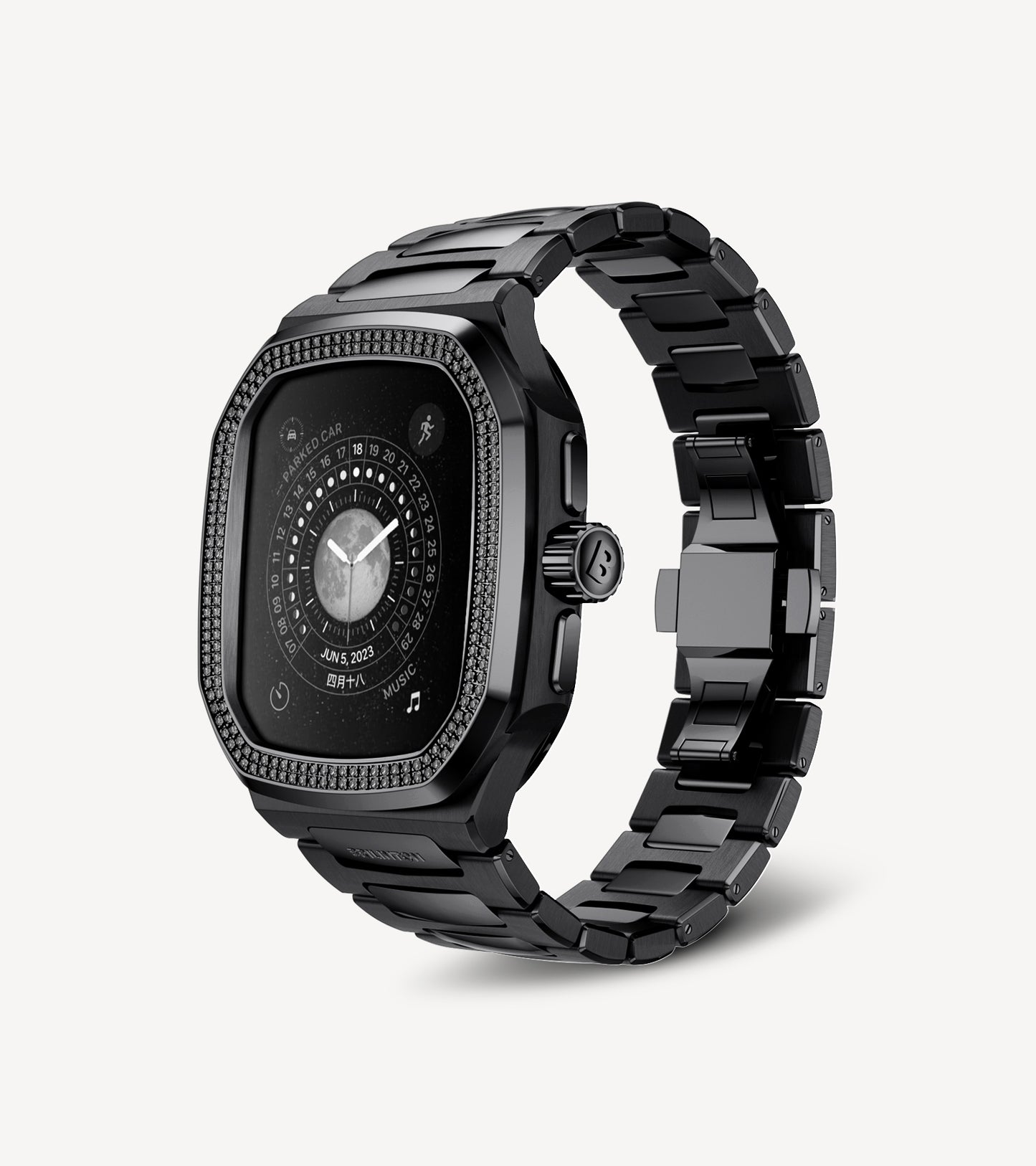 Apple Watch Case | Monarch Crystals - Black