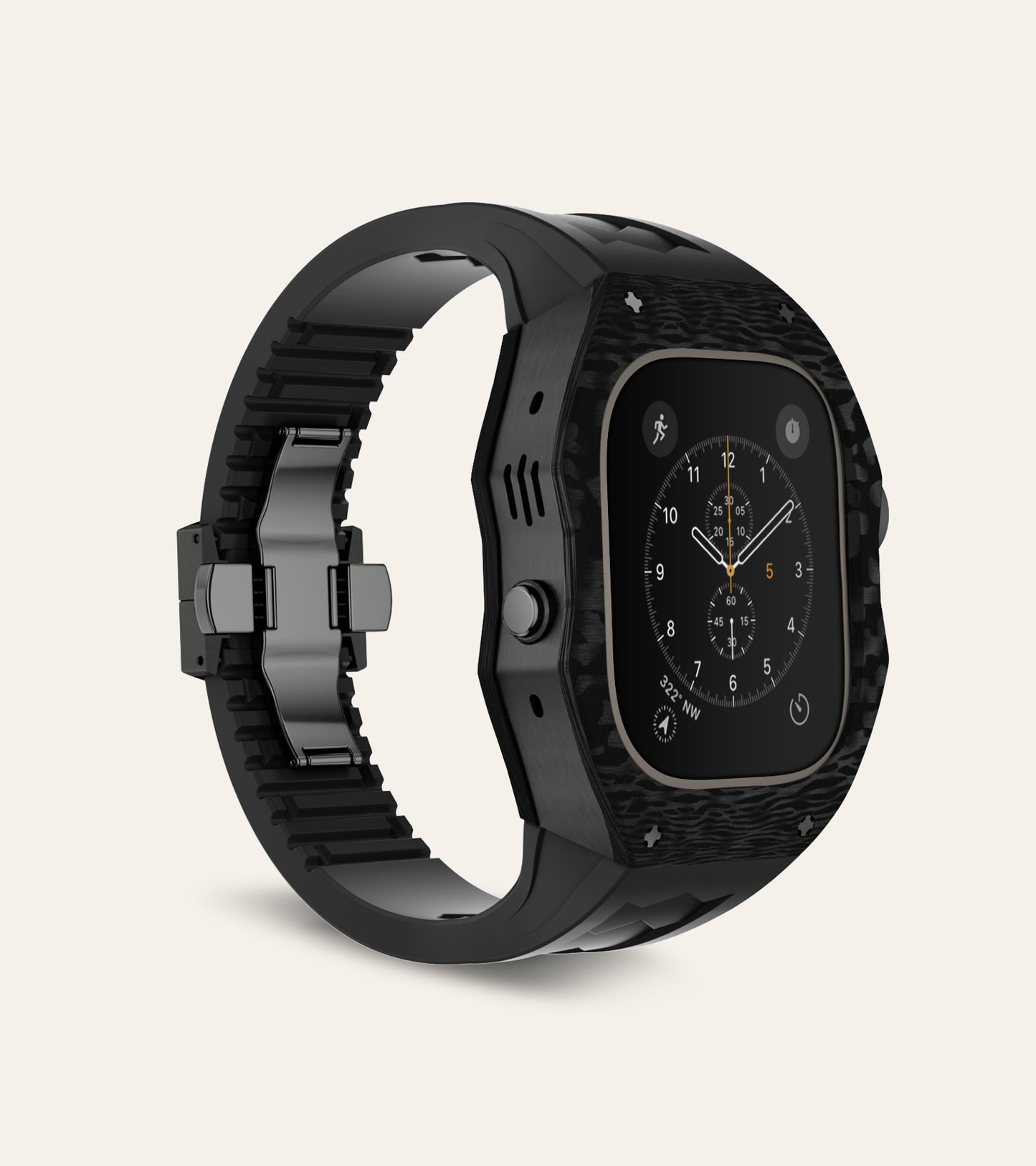 Apple Watch Ultra Case | Titan Carbon - Raven Black