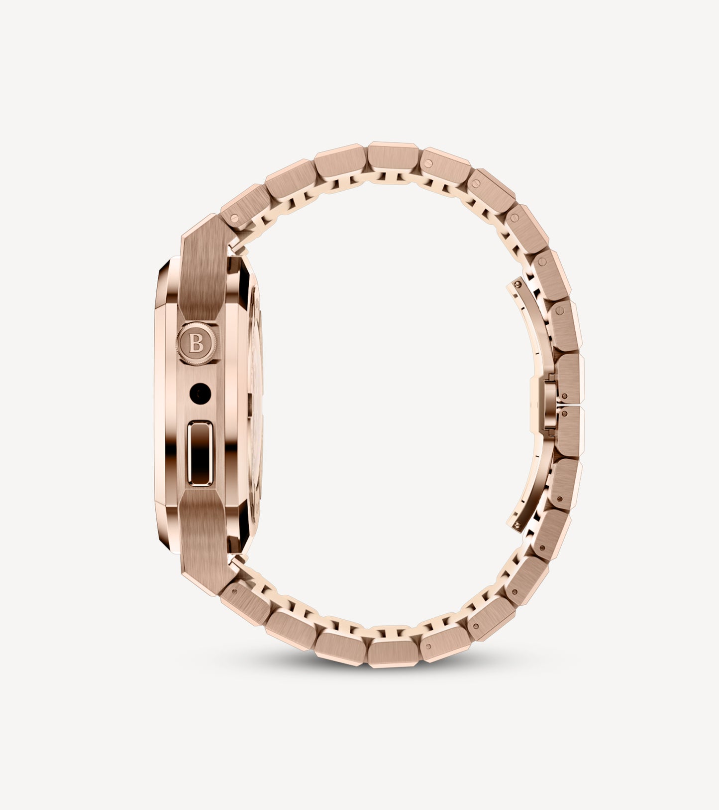 Brilinton - Apple Watch Case - ‏‏‏‏‏‏Essential Stones - Rose Gold - Side