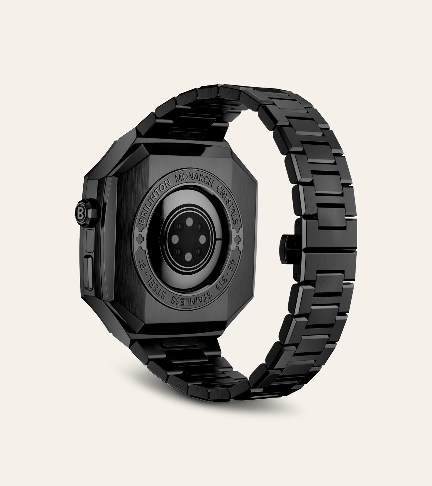 Monarch Crystals WatchWare™ - Black | Apple Watch