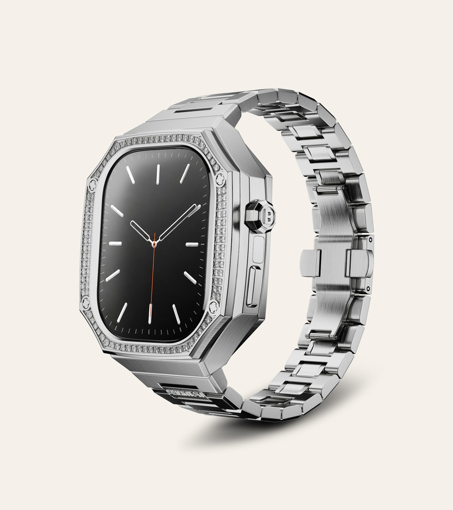 Monarch Crystals WatchWare™ - Silver | Apple Watch