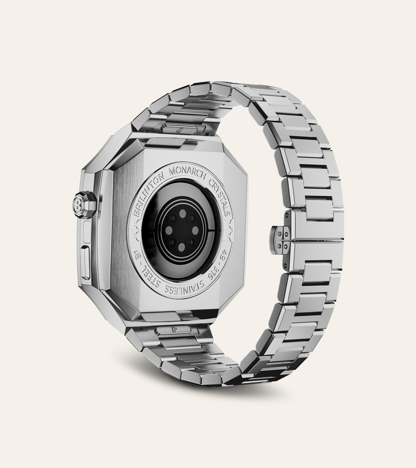 Monarch Crystals WatchWare™ - Silver | Apple Watch