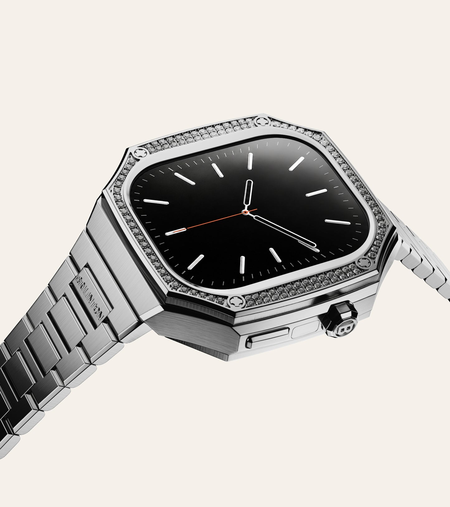 Monarch Crystals WatchWare™ - Silver | Apple Watch