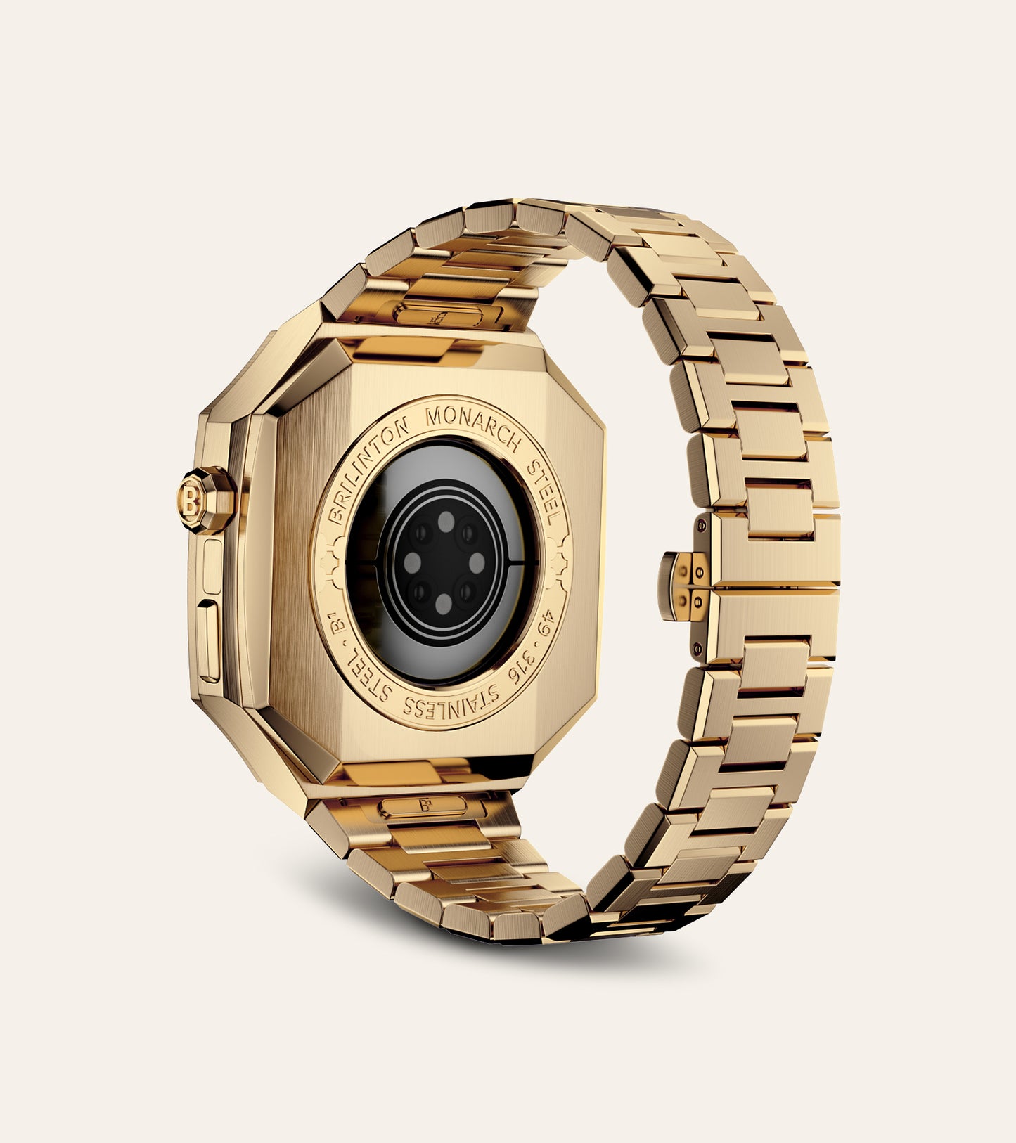 Monarch Steel WatchWare™ - Gold | Apple Watch