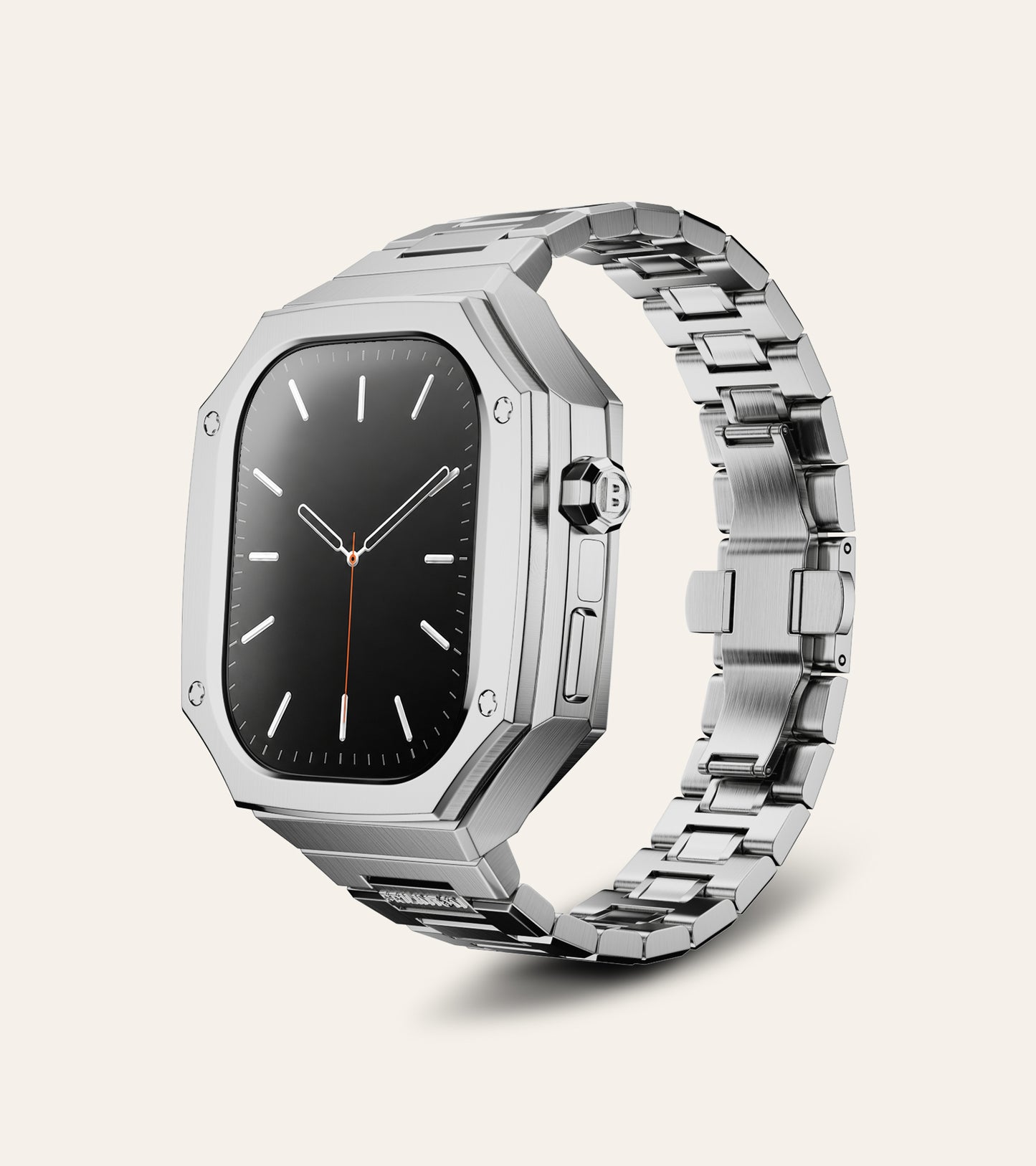 Monarch Steel WatchWare™ - Silver | Apple Watch