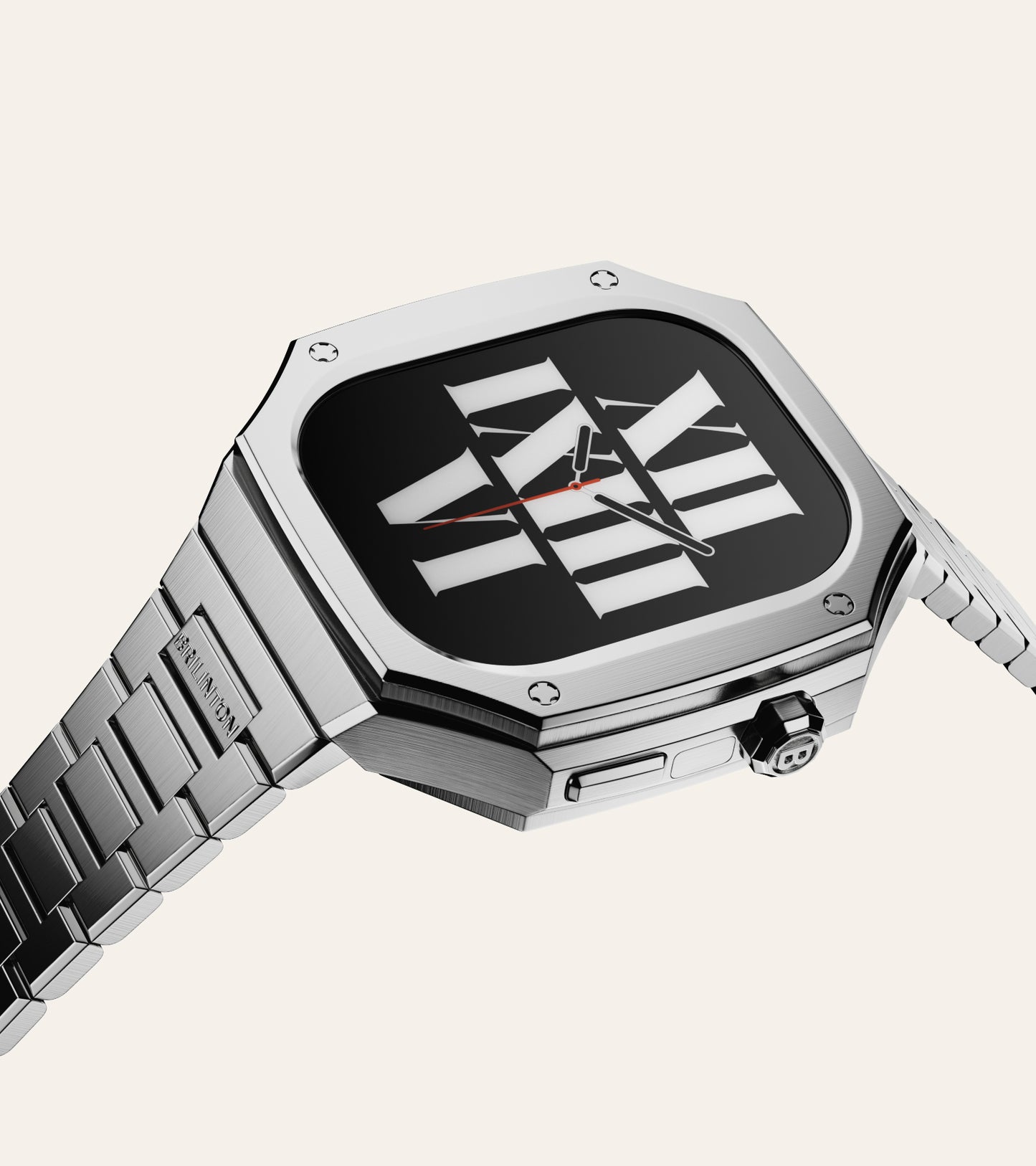 Monarch Steel WatchWare™ - Silver | Apple Watch