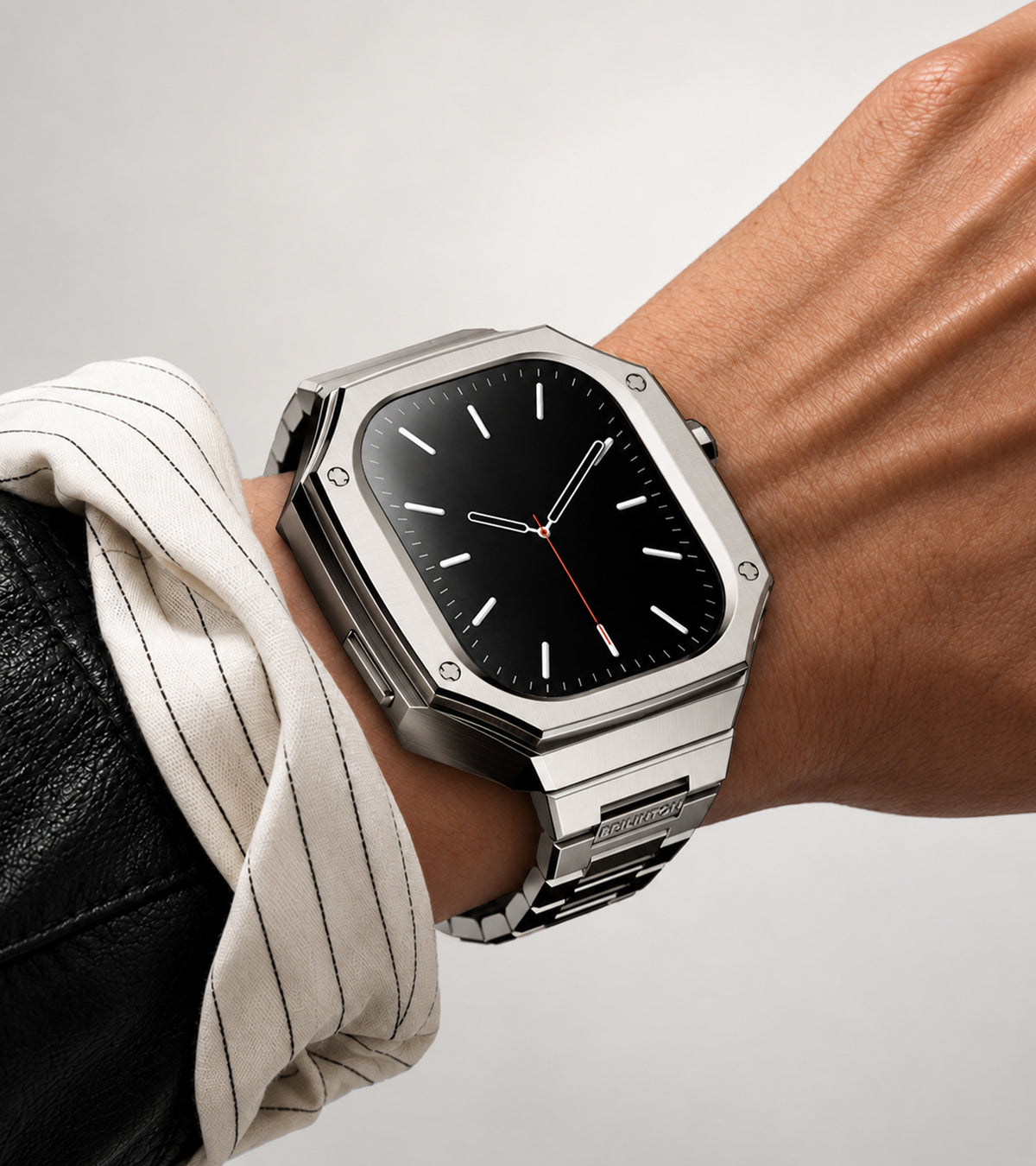 Monarch Steel WatchWare™ - Silver | Apple Watch
