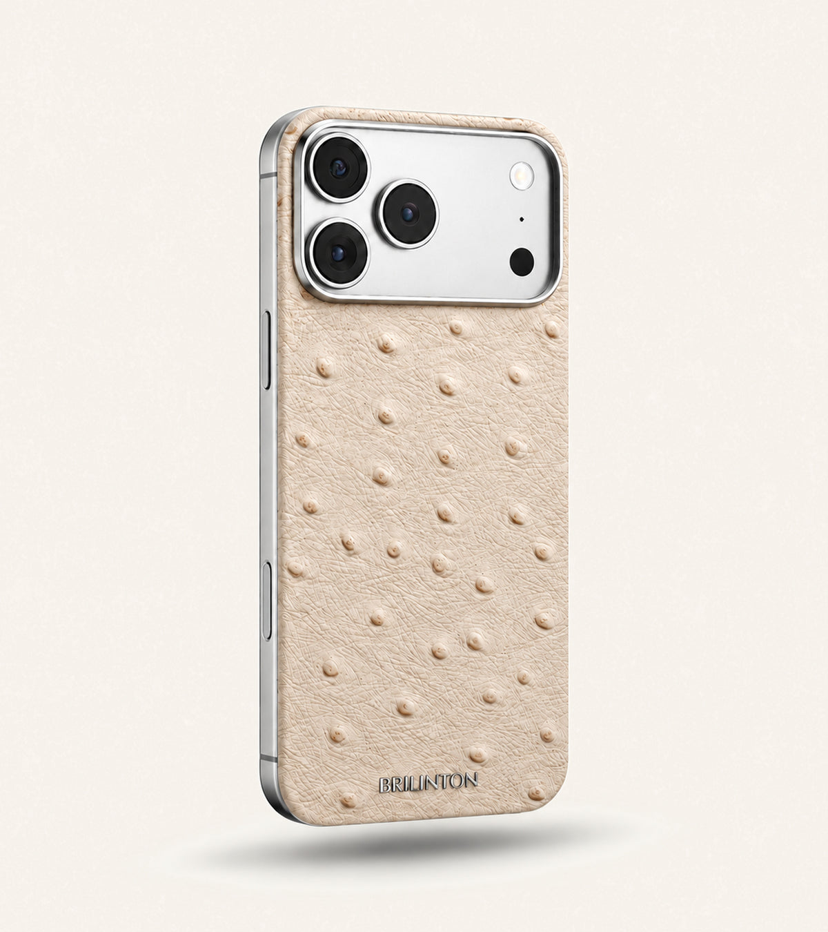 Slate Ostrich MagSkin™ - White Dune