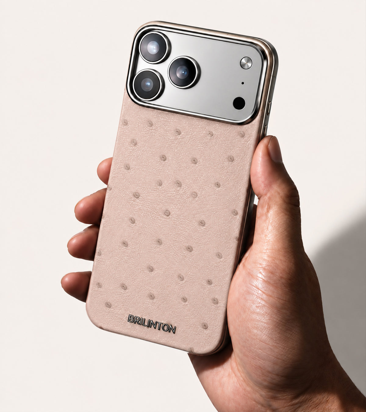 Slate Ostrich MagSkin™ - White Dune