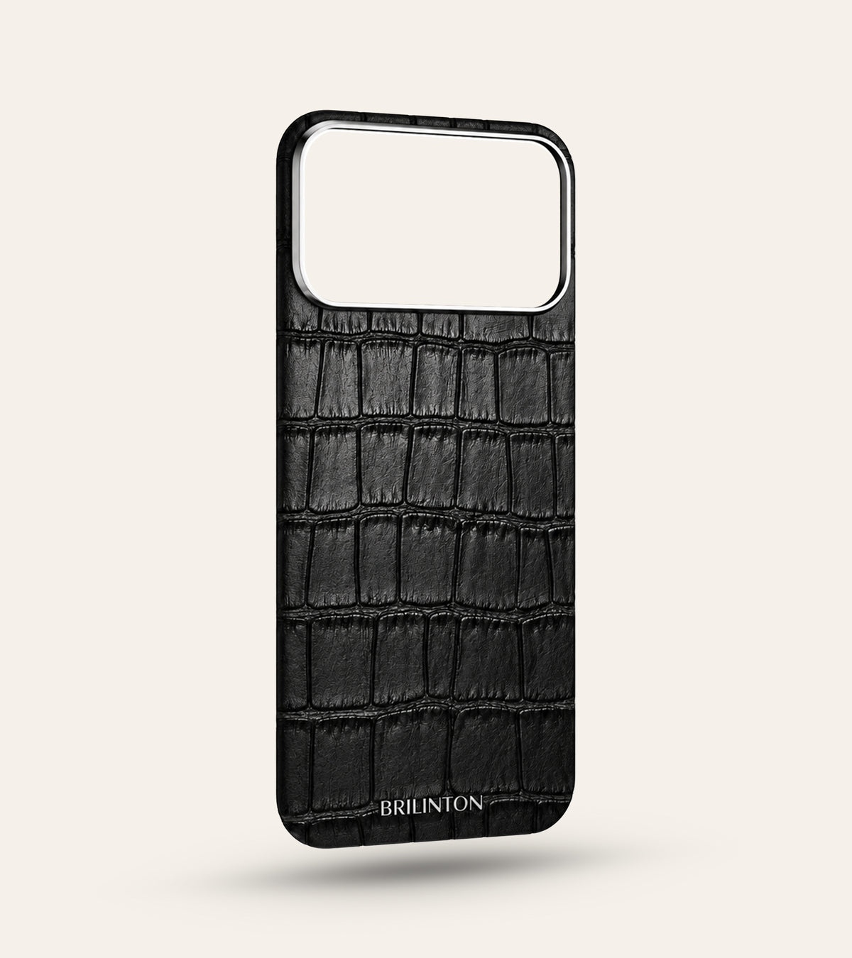 Slate Crocodile MagSkin™ - Obsidian Black
