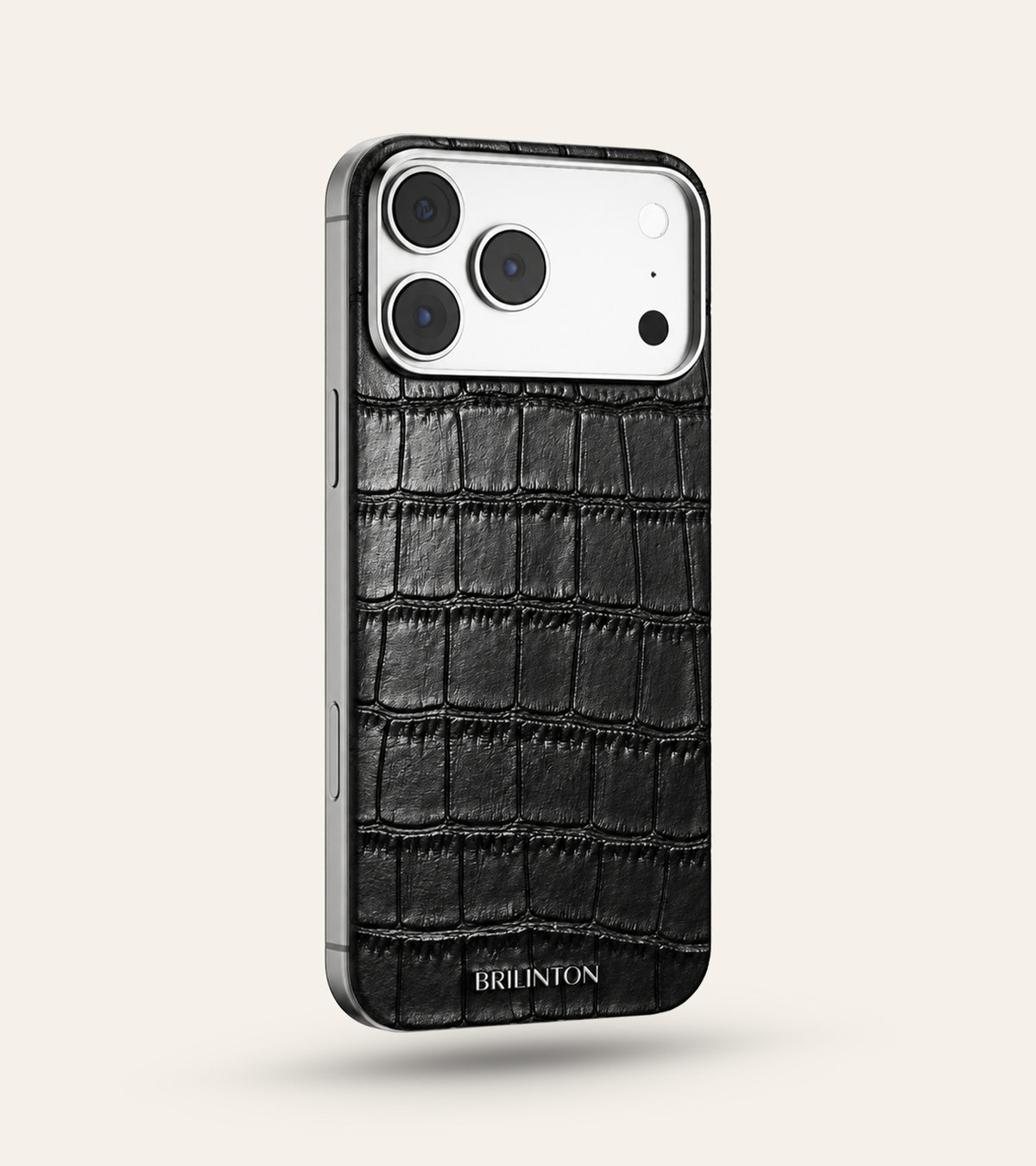Slate Crocodile MagSkin™ - Obsidian Black