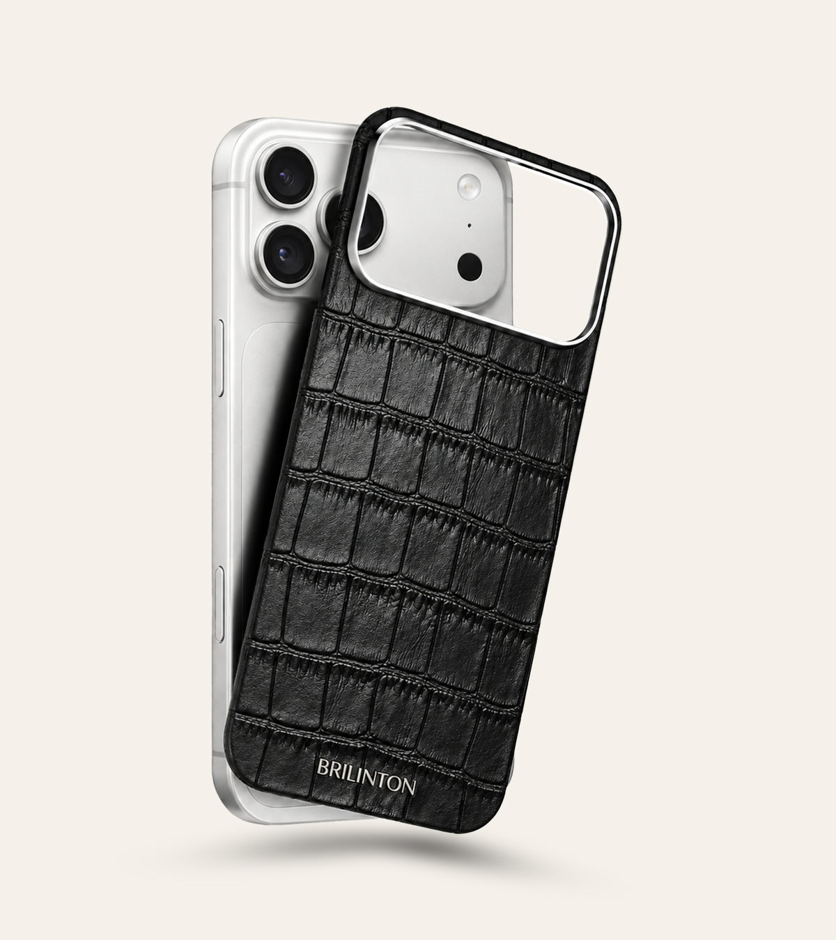 Slate Crocodile MagSkin™ - Obsidian Black