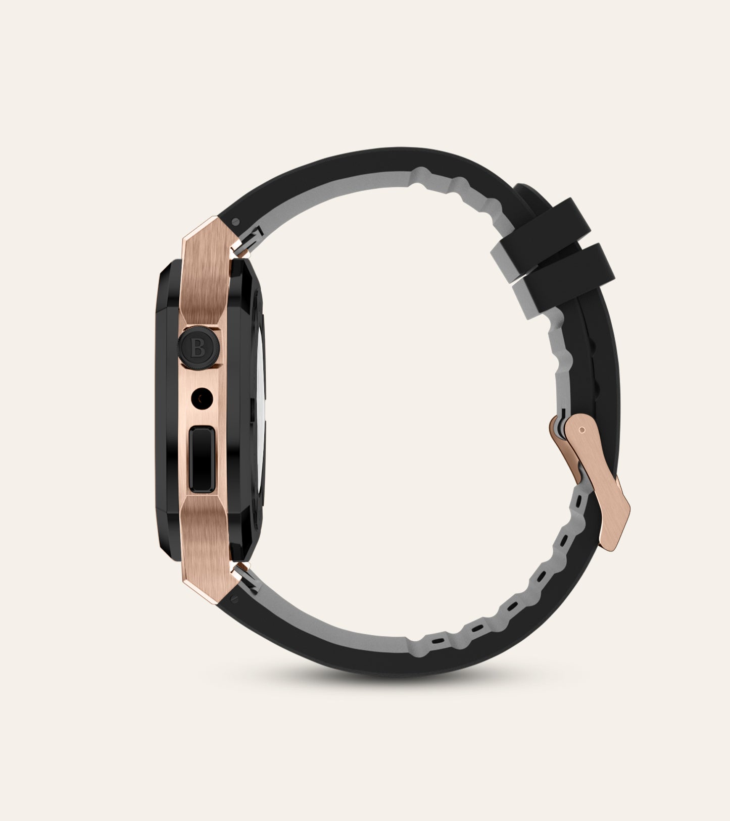 Brilinton Apple Watch Case Active Meteorite - Rose Gold - Side