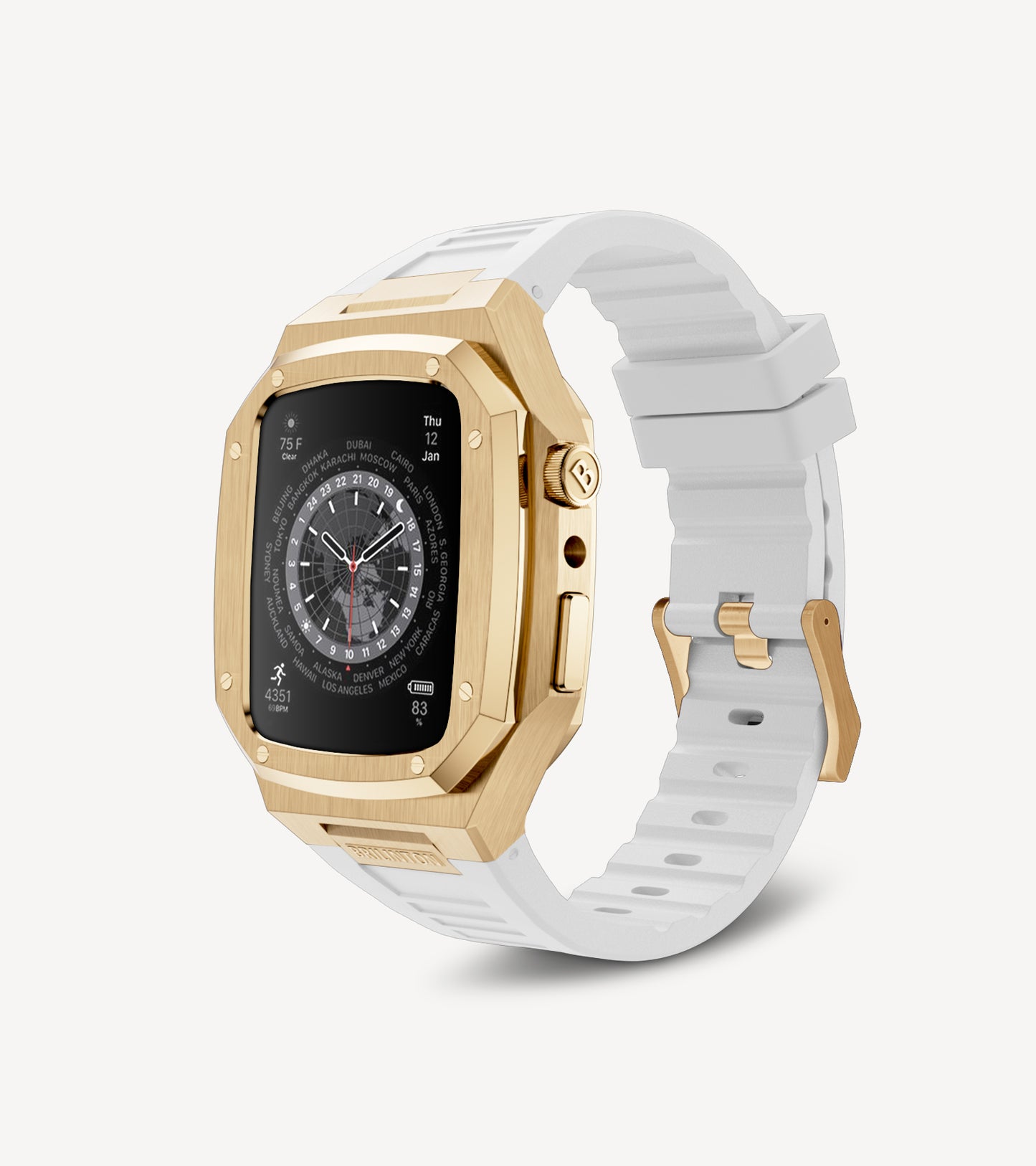 Brilinton Apple Watch Case Active Tone - Gold - Angle