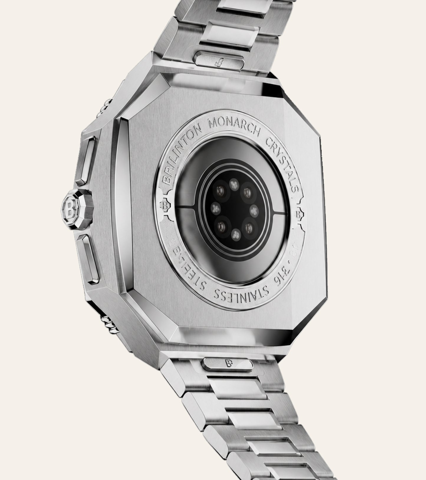 Monarch Crystals WatchWare™ - Silver | Apple Watch