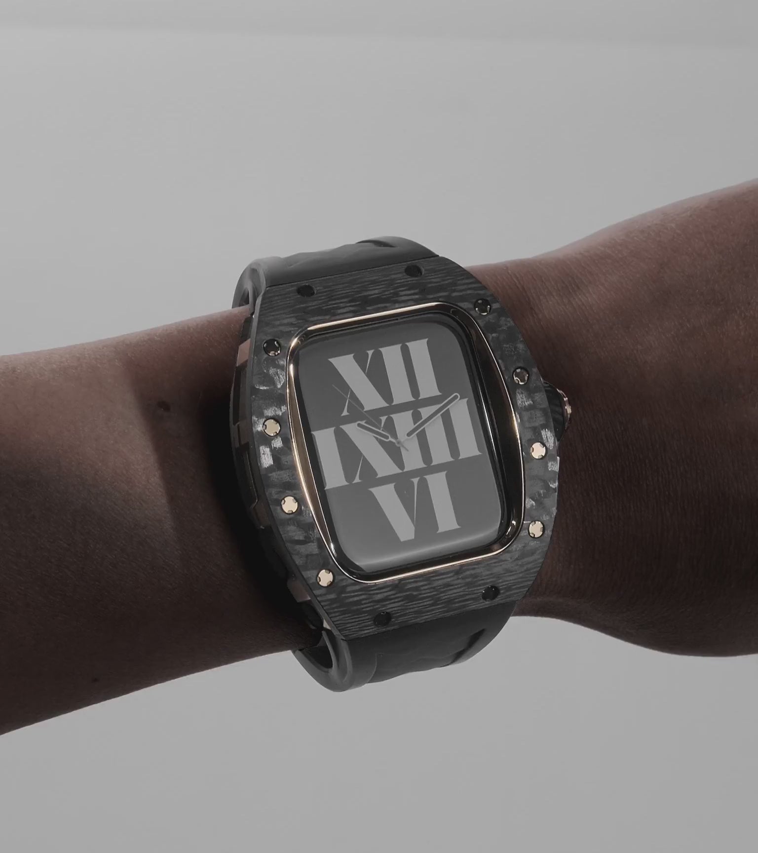 Ice Link Generation Avalanche Big Case 6 Black Dials 4 Times
